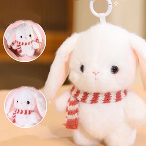 BESTOUR Ear Touch Sound Music Toys Induction Rhythm Piano Soft Creative Lop-eared Rabbit Couples Pendant Funny Teddy Dog Plush Doll