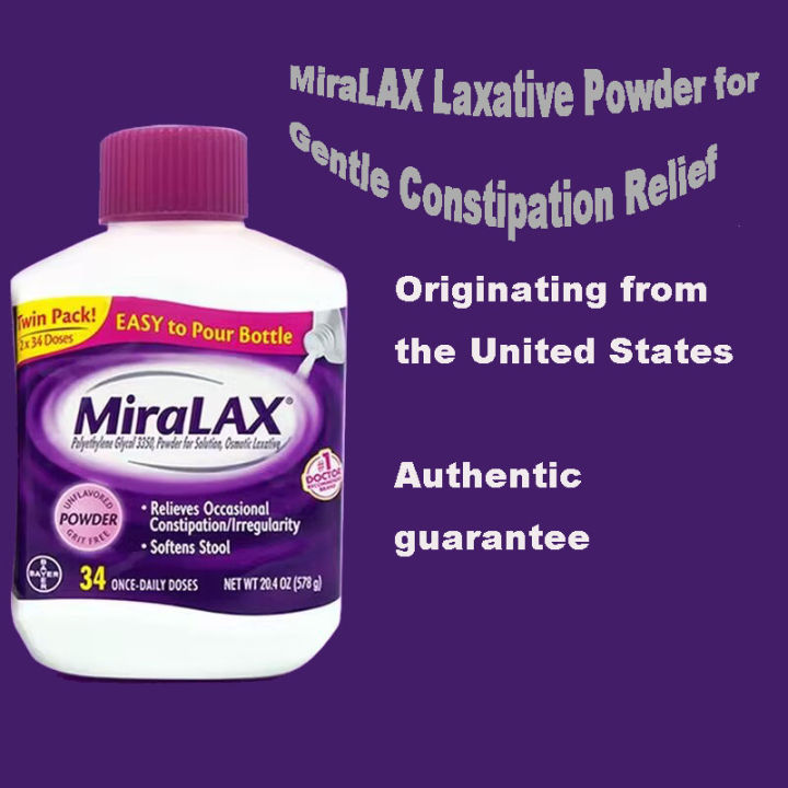 (45 Effective Dose, 765g/34 Effective Dose,578g) MiraLAX Laxative