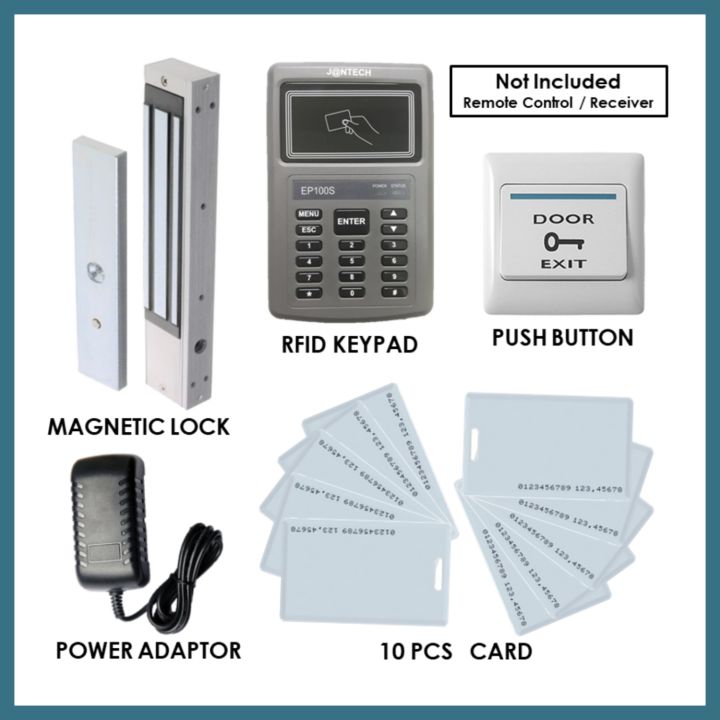 RFID Door Access Control System J@NTECH / JANTECH EP100S With Electric ...