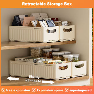 【SG STOCKS】Closet Storage Box Underwear Storage Box Kitchen Storage Box Expandable Storage Box Snack Storage Box
