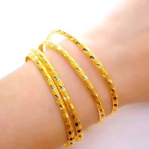Gelang Tangan Classic Design Indian Emas 916 Yon Hing