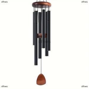 [COD] dfhws Classic 26 Inch Aluminum Pipe Wind Chimes With Wooden Hanging Tag Farmhouses Terraces Gardens Balcony Corridor Decoration
