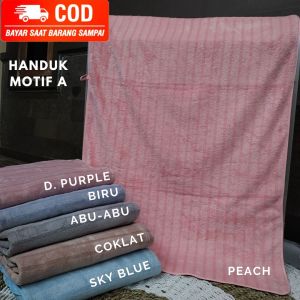 HANDUK ANAK-DEWASA BAHAN MICROFIBER HALUS MENYERAP AIR UKURAN 70X140 PERLENGKAPAN MANDI HANDUK MURAH