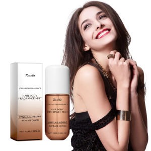 Vanilla Jasmine Fragrance Mist Refreshing Floral Scent Long-Lasting for Neck & Wrist Portable Eau de Parfum