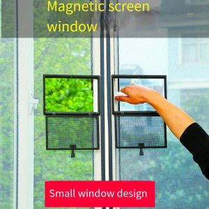 (Complete set with accessories)DIYmagnetic anti-insect net self-adhesive mosquito netspecial for external window opening