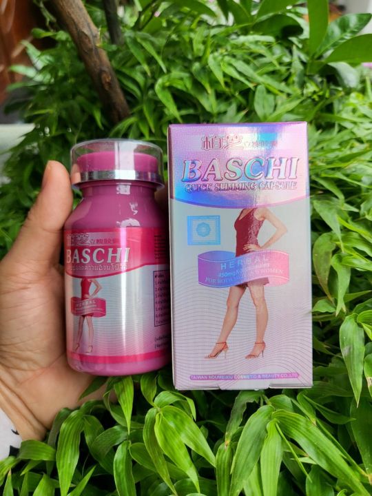 Giảm cân baschi hồng mẫu mới có vỏ hộp tem