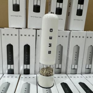 [READY STOCK] SMEG Electric Pepper Salt Grinder Adjustable Coarseness Retro Gravity Spice Mill