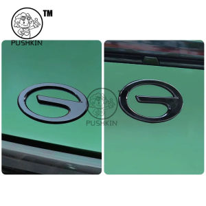 For GAC Trumpchi S7 2025 2026 3D ABS Sticker Car Front Emblem Badge Decals Black Badge Logo Emblem Cover Car-Styling