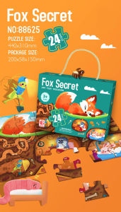 Kids Corner Jigsaw Puzzle Cross Educational Mind Game Puzzle Holiday Gift Animal Party Paper Board for Kids