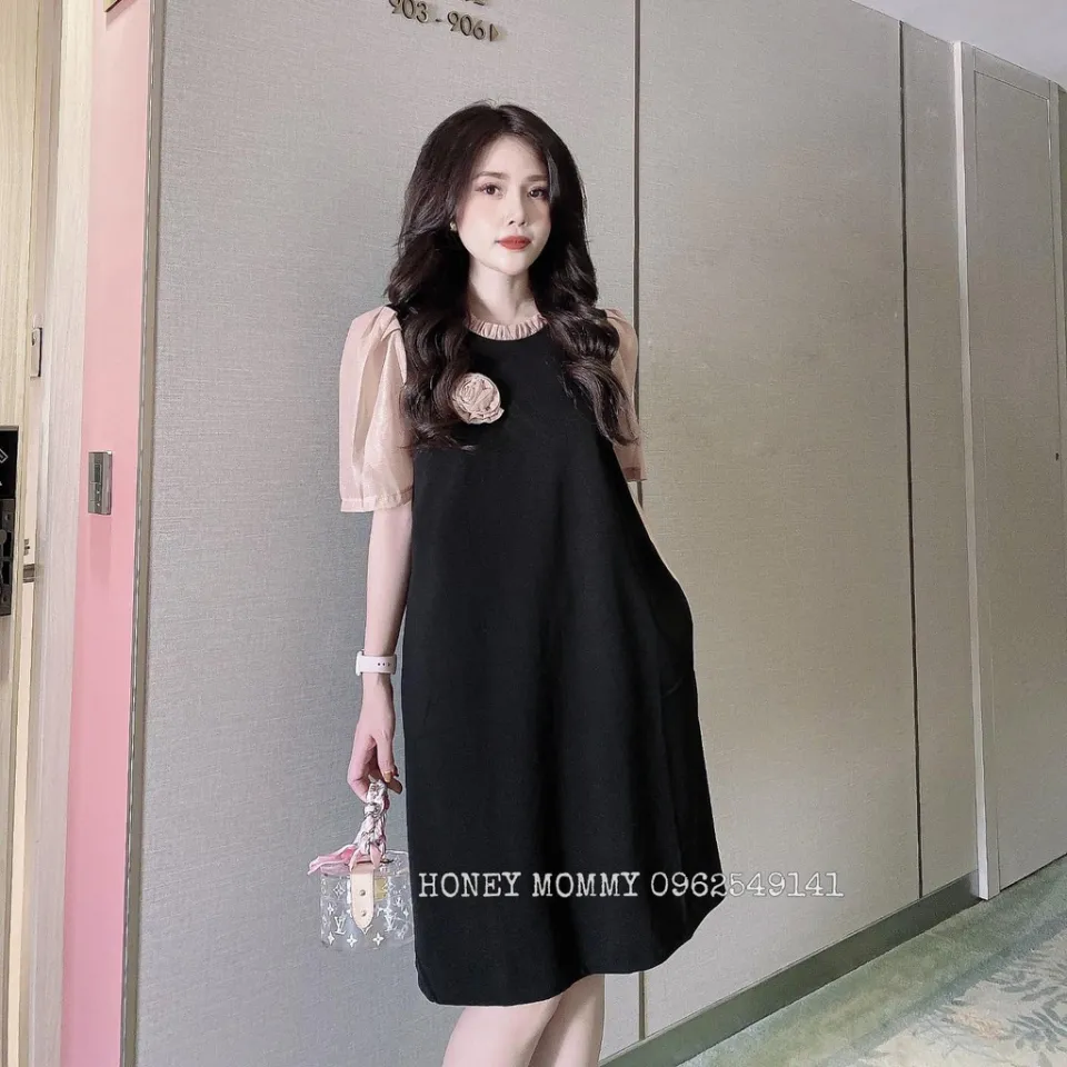 Đầm ren dáng dài sang trọng style Hàn Quốc
