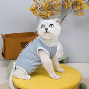 Áo chống liếm cho Chó Mèo bằng vải cotton co giãn 4 chiều (mẫu mới) - Love Pets Shop