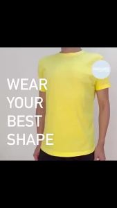 เสื้อยืดหุ่นดี เสื้อดำ เหลาหุ่น พรางพุง นวัตกรรมตะเข็บเก็บพุง SlimTech ผ้านุ่มเย็นOrganic Cotton ทรงสวย หุ่นดี