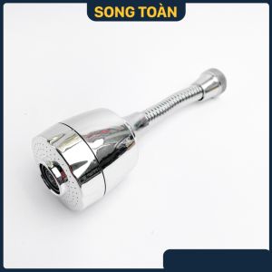 Đầu Vòi Rửa Chén Tăng Áp Xoay 360 Độ - 3 Chế Độ Lắp Vòi Rửa Chén Mạ Crome