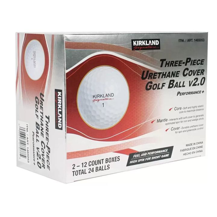 Kirkland Signature Golf Ball 3Piece White (6EA or 12EA) Lazada