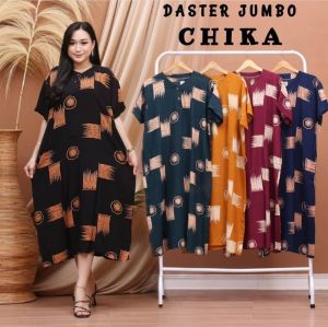 Daster Batik Kencana Jumbo LD 120 // Motif Terbaru Busui Friendly Kancing Depan //  Santung Rayon lembut nyaman di pakai // Pakaian Wanita sehari - hari // Gaun tidur // Bisa COD