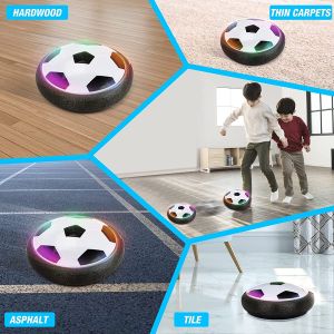 ZEEMIN Hover Soccer Ball Boy Toys Electric Floating Football with LED Light Music Soccer Ball Kids Outdoor Sport Games Toy For Children