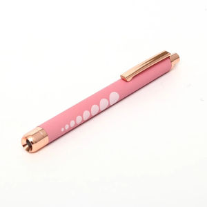 Reusable Medical Penlight for Nurses Doctors and Nursing Students - LED Pen Lights with Pupil Gauge Yellow Bright Light