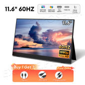 EXPSOE Portable Monitor 15.6Inch 1080P Full HD For Laptop IPS HDR Touch Screen Professional Gaming Office Portable Monitor Screen Extender For Computer Phone PS3/4/5 Switch Xbox