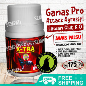 SEMPATI Pandawa X-Tra Xtra Ekstra Vitamin Obat Jamu Ayam Jago Laga Aduan Petarung Obat Pil Kapsul Ayam Jantan Bangkok Otot Kaki Sayap Ayam Kuat