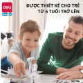 Bộ Hộp ghép hình 3D Deli - Chủ đề Vũ trụ Hàng không - Mô hình trưng bày, lắp ghép đơn giản cho bé. 