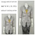 KEBAYA BROKAT BORDIR ENCIM MODERN LENGAN 7/8 Furing Katun S M L XL XXL XXXL. 