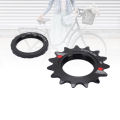 Yechiry Fixed Gear Single Speed Bike Freewheel Aluminum Alloy Lightweight Freewheel Replacement Stable Smooth Ride Ideal for City Commuting (14T). 