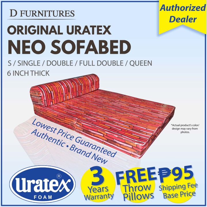 Original URATEX Neo Sofa Bed 6 inches thick COD is available ( S