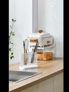 ArtLiving Cutlery Holder Utensils Drainer Chopsticks Spoon Fork Holder Kitchen OrganizersTableware Holder