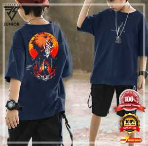 Atasan Distro Anak Junior Umur 8 Tahun 9 Tahun 10 Tahun 11 Tahun 16 Tahun Motif 03 Warna Biru Navy