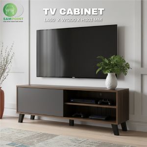 【READY STOCK】TV Cabinet | TV Stand | TV Console | Television Cabinet | TV Unit | TV Cabinet With Storage | TV Cabinet With Shelves | Floor Standing TV Cabinet | Floating TV Cabinet | TV Cabinet For Living Room | Modern TV Cabinet | Minimalist TV Cabinet