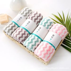 Khăn Mặt Nếp Sọc Siêu Mịn Khăn Tắm Hàn Quốc 30x50cm A0822