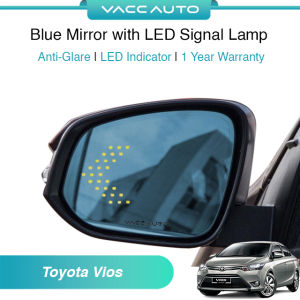 Toyota Vios NCP150 (2013 - 2018) Anti Glare Blue Mirror with LED Indicator Light VACC AUTO 1 Year Warranty