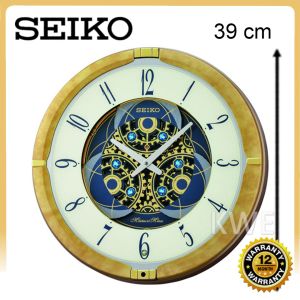 100% ORIGINAL SEIKO Melodies in Motion Volume Light Sensor Wall Clock QXM387 (QXM387G) [Jam Dinding Muzik]