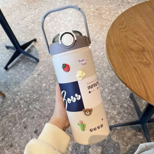 Bình Giữ Nhiệt BOSS 1200ML Có Ống Hút Bình Nước Giữ Nhiệt Nóng Lạnh 12H Siêu Hot