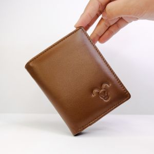 Wilona Leather - Regan Wallet Dompet Lipat Kulit Sapi Minimalis Full Kulit Luar Dalam Premium Quality Cowo Pria Simple Daily