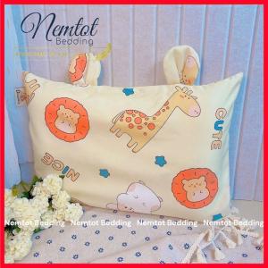 🌙MỀM ÊM🌙Gối Nằm Cho Bé Tặng Kèm Vỏ Gối Lụa Lyocell Viscose Thoáng Mát Gối Ngủ Cho Bé Đi Học 35x50cm _ Nemtot Bedding