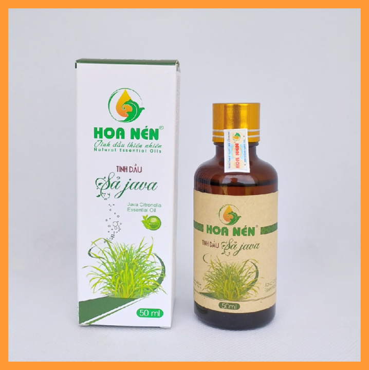 Tinh Dầu Sả Java Nguyên Chất 50ml - Tinh dầu xông phòng đuỗi muỗi, khử mùi, phòng cảm, tạo hương thơm dịu nhẹ