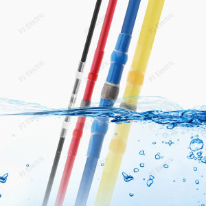 50 ชิ้น สลิปหุ้มท่อหด (กันน้ํา) สลิปหุ้มต่อสายไฟ เทอร์มินอลต่อสายไฟ ข้อต่อสายไฟ ตัวจั๊มสายไฟแบบมีฉนวน