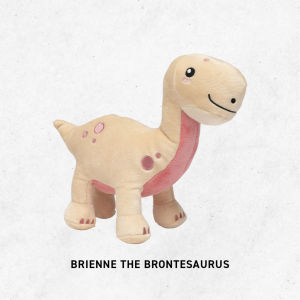 FuzzYard Dinosaurs Plush Dog Toys with Floppy Limbs & Squeakers | 3 Fun Dino Designs