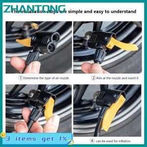 ZHANTONG Foot Pump Motorcycle Bicycle Car Swimming Ring Ball Pedal Household Multi-function Pump Compact Labor-saving Inflation