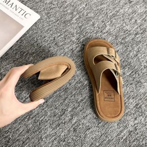 [FreeShipping]WomenScasualsandalswithbuckleSummersoft-Soledflatoutdoorshoes2025Newbeachsandals