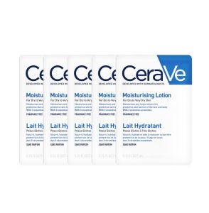 เซตของขวัญ CERAVE ขนาดทดลองสำหรับผิวแห้ง โลชั่นบำรุงผิวหน้าและกาย 7มล. (5 ชิ้น)