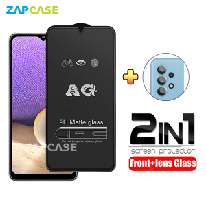 PAKET 2in1 Tempered Glass Anti Glare Samsung A32 5G Free Tempered Glass Camera Lens