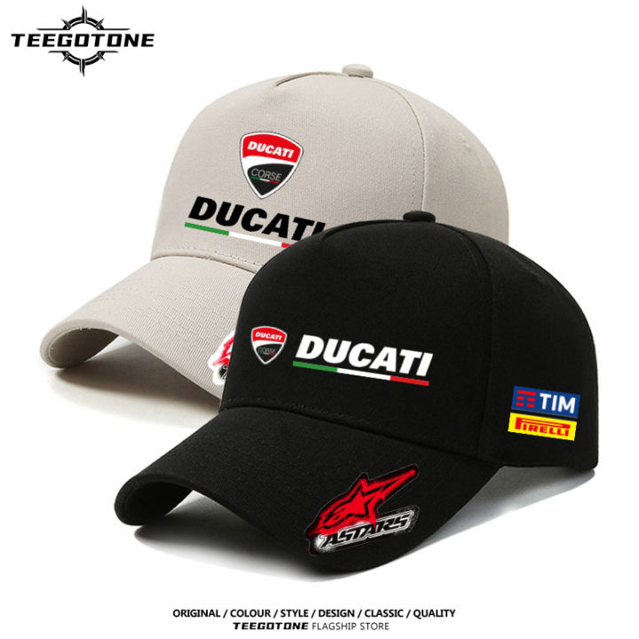 Hot Sale DUCATI motorcycle heavy motorcycle Ducati Motorcycle Racing  Outdoor Caps with Adjustable Cotton Baseball Cap for Men and Women Street 