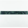 Letter emblem for New SYLPHY NISSAN BLUEBIRD SYLPHY Rear logo Car back sticker Trunk badge English model sign Car Decoration silver. 