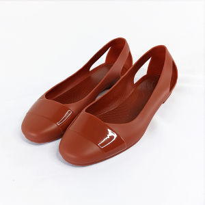 Sandal Selop Jelly Slip-On Shiena Shiny Woman Shoes Fashion Kuliah Cewek Korea Low Heel PVC SPT-91