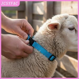 JCSYFAC Goat Sheep Nylon Adjustable Collar 1 Piece Durable and Long Lasting Livestock Neckband for Everyday Farm Use