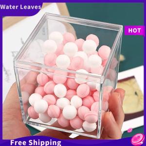[Water]Hot Sale Freeshipping Rõ ràng Acrylic vuông Cube hộp có nắp đậy bền Kẹo hộp nhiều sử dụng trong suốt trường hợp tổ chức container