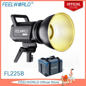 FEELWORLD FL225B 225W Bi-Color LED Video Light APP Control Bowens Mount for Photo Studio Video Portrait Live Streaming Recording