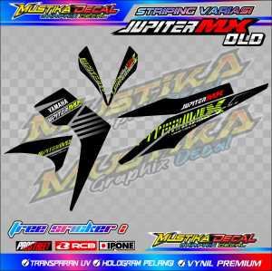 STRIPING VARIASI YAMAHA JUPITER MX OLD / STICKER LIST MOTOR JUPITER MX LAMA